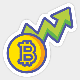 BITCOIN IS MY RISE Sticker